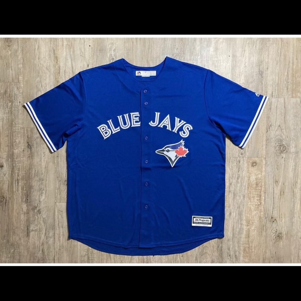 Majestic blue jays jersey